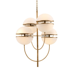 Spiridon Modern Brass Chandelier