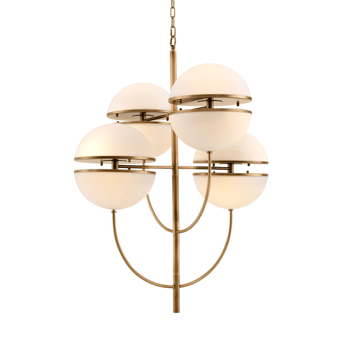 Cooper Modern Brass Chandelier - Brass