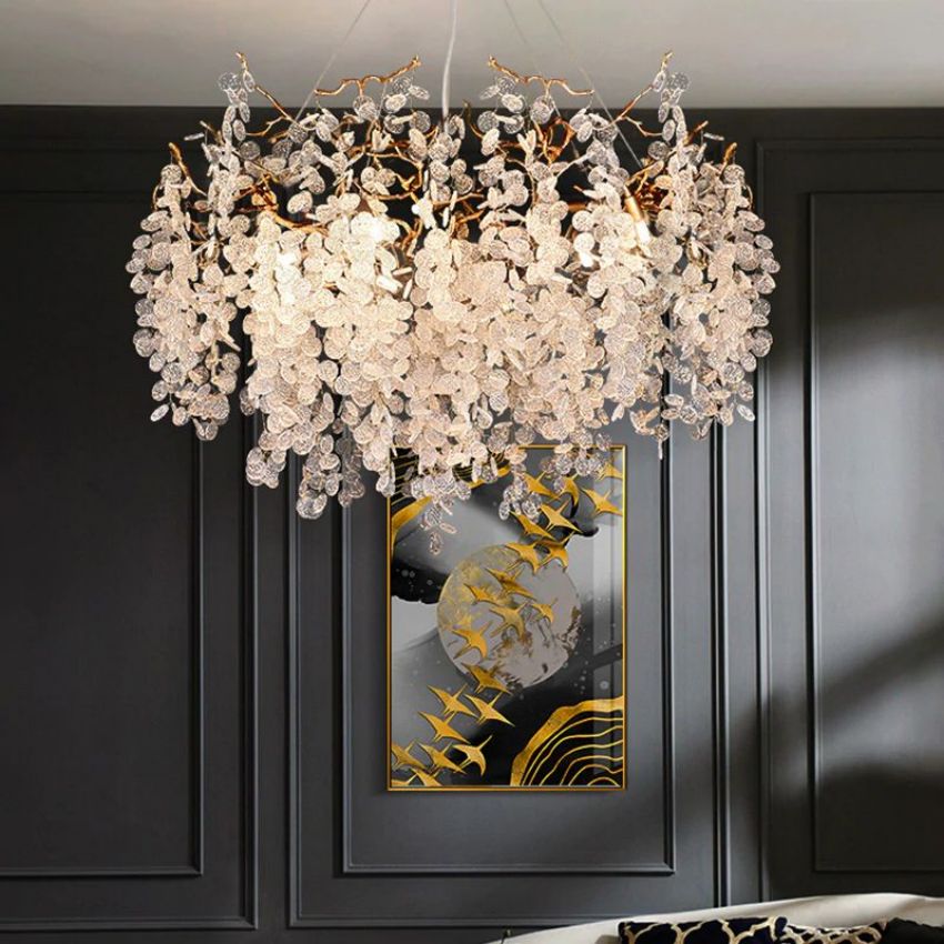 Aria Nikole Branch Round Chandelier