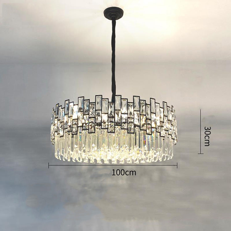 Palo clear Crystal Round Chandelier