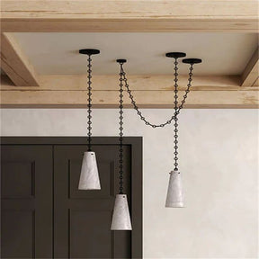 Charlene Marble Modern 3-Light Chandelier