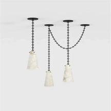 Charlene Marble Modern 3-Light Chandelier