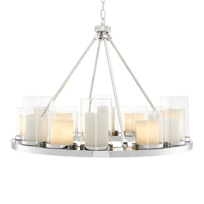 Summit Ring Modern Chandelier - Steel