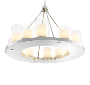 Summit Ring Modern Chandelier - Steel