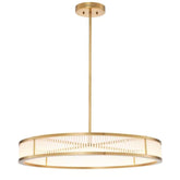 Fairy L Modern Brass Chandelier (Antique Brass & Frosted Glass)