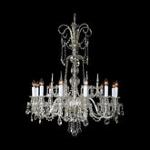 Aria Traditional 12-Light Crystal Chandelier