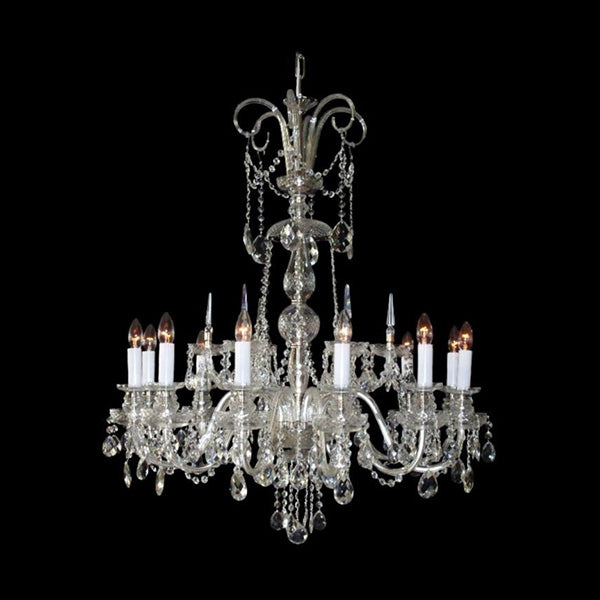 Aria Traditional 12-Light Crystal Chandelier