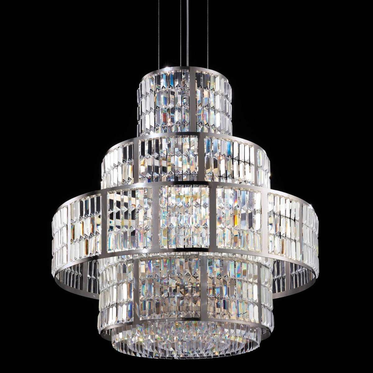 Aria VE764/S16 16-Light Modern Glass Chandelier