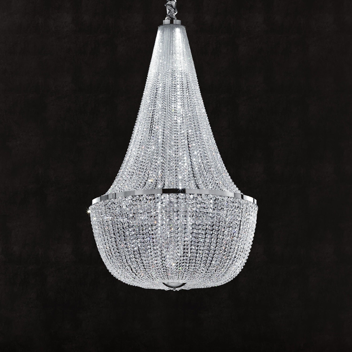 Aria VE864 Crystal Modern Chandelier Basket 4 Sizes