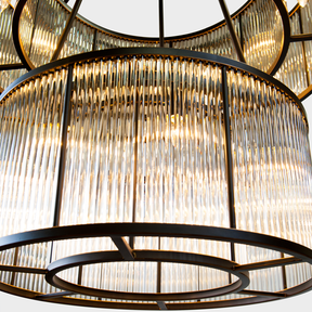 Aria Valen Oversized Glass Chandelier