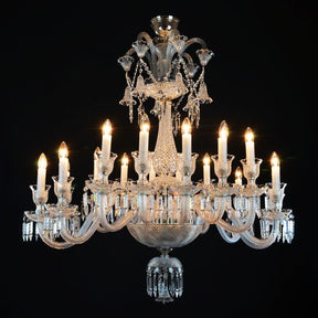 Aria Vesper 16 Crystal Chandelier (Gold/Silver)