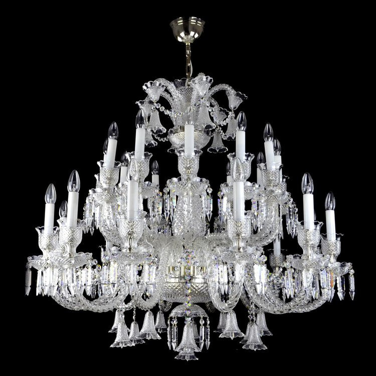 Aria Vesper 24 Crystal Chandelier (Gold/Silver)