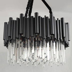 Viol Crystal Round Chandelier