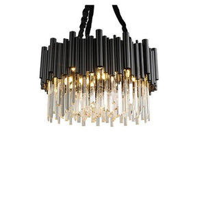 Viol Crystal Round Chandelier