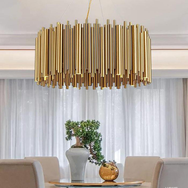 Viola Stainless Steel Chandelier