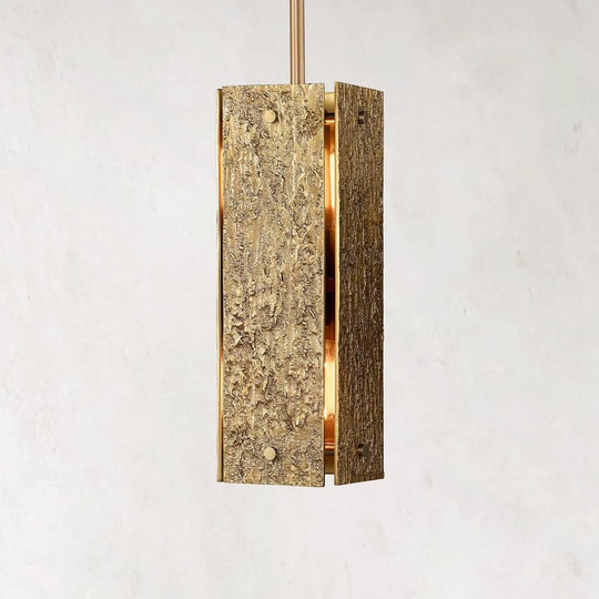 Veuvery Rectangular Pendant 19"