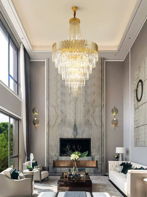 William Multi Tier Crystal Chandelier