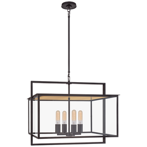 Halle Wide Hanging Lantern  Outdoor