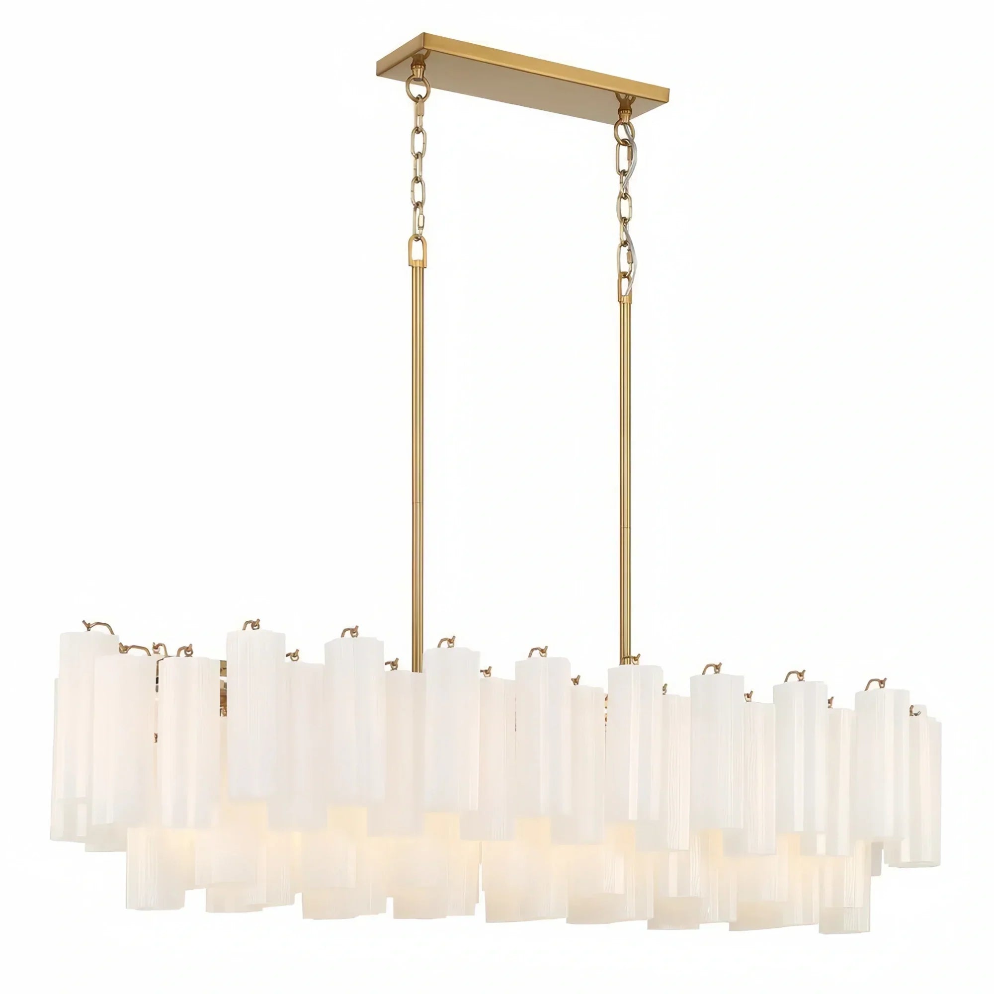 Addis 51'' Modern Linear Chandelier for Dining Room-