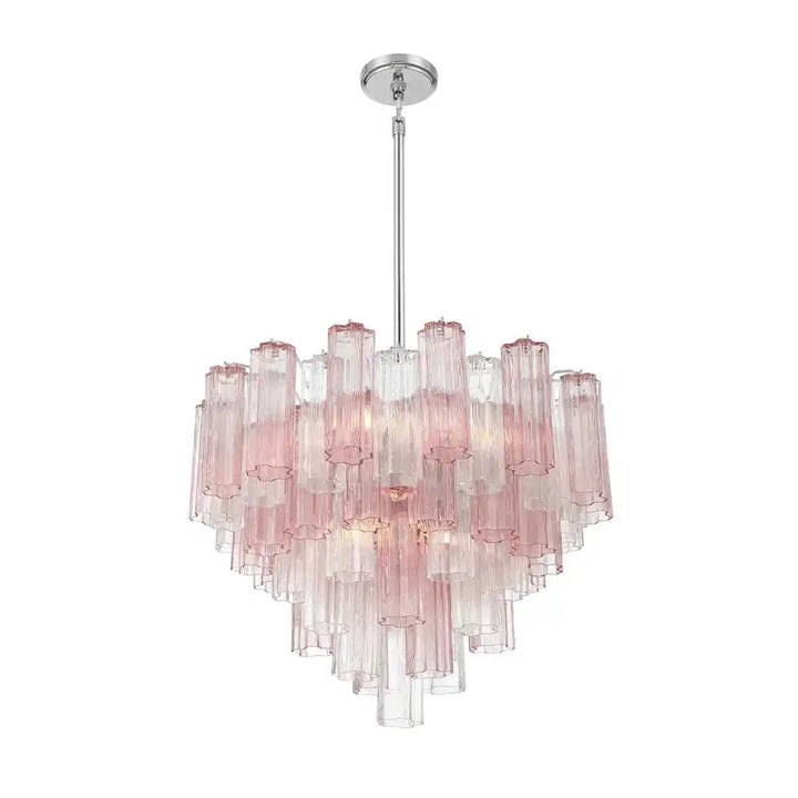 Addis Chandelier 17.8" 19.8" 22" 26.8" 32''D-26.8"-Chrome-Spring-Arialamps