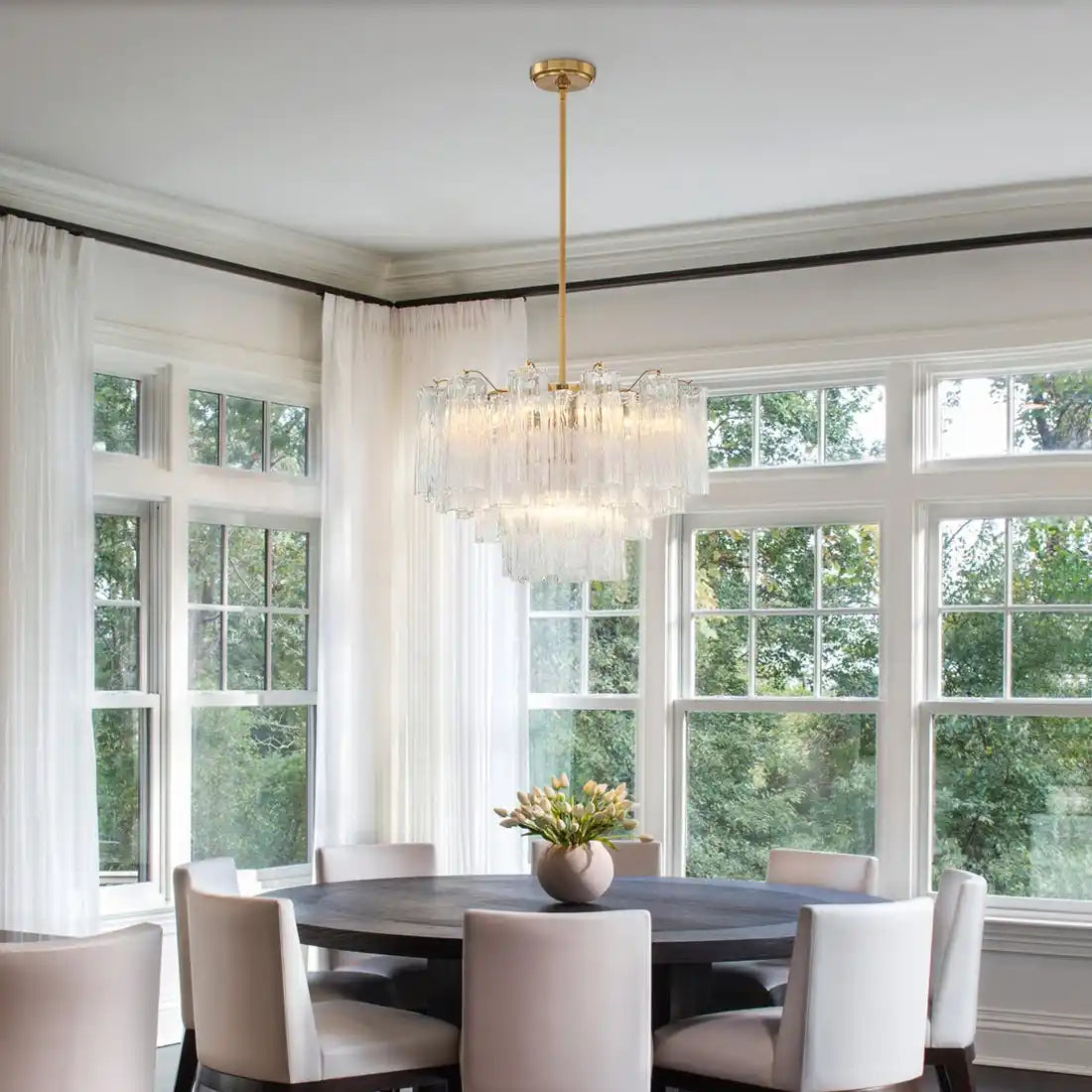 Addis Chandelier 17.8" 19.8" 22" 26.8" 32''D-Arialamps