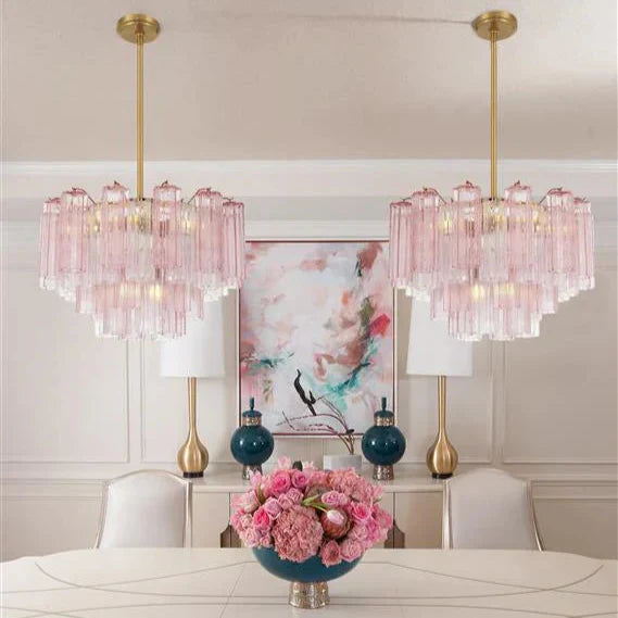 Addis Chandelier 17.8" 19.8" 22" 26.8" 32''D-17.8"-Brass-Spring-Arialamps