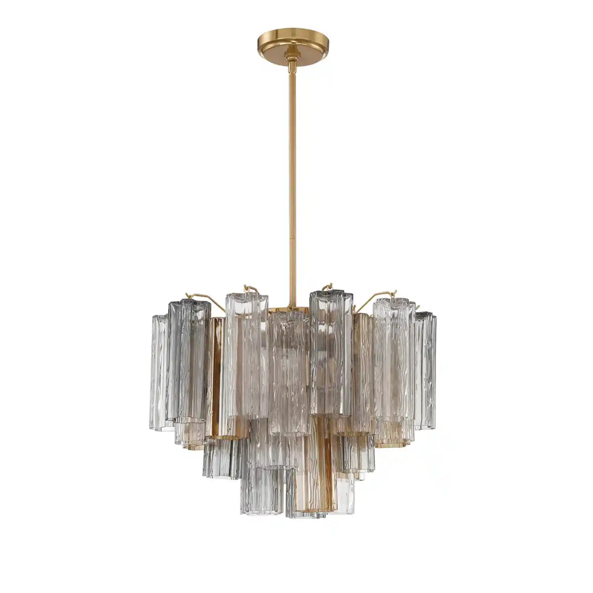Addis Chandelier 17.8" 19.8" 22" 26.8" 32''D-17.8"-Brass-Autumn-Arialamps