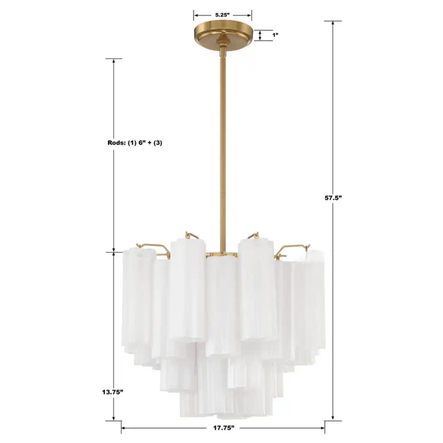 Addis Chandelier 17.8" 19.8" 22" 26.8" 32''D-Arialamps