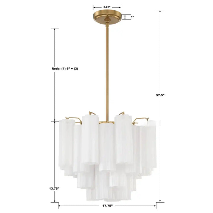 Addis Chandelier 17.8" 19.8" 22" 26.8" 32''D-Arialamps
