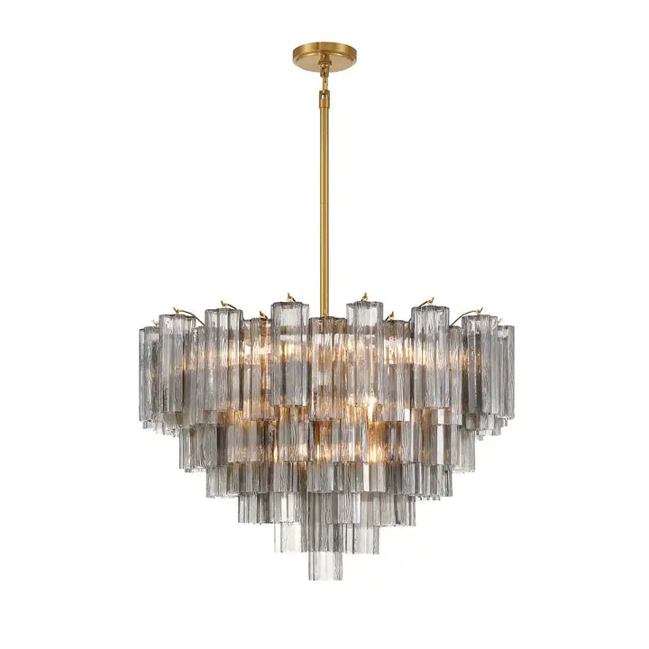 Addis Chandelier 17.8" 19.8" 22" 26.8" 32''D-26.8"-Brass-Autumn-Arialamps