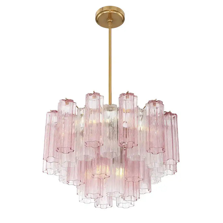 Addis Chandelier 17.8" 19.8" 22" 26.8" 32''D-19.8"-Brass-Spring-Arialamps