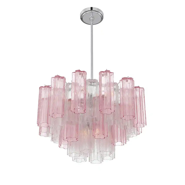 Addis Chandelier 17.8" 19.8" 22" 26.8" 32''D-19.8"-Chrome-Spring-Arialamps