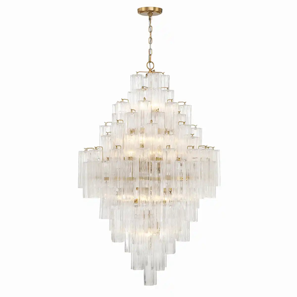 Addis Diamond Chandelier 49''H-Arialamps
