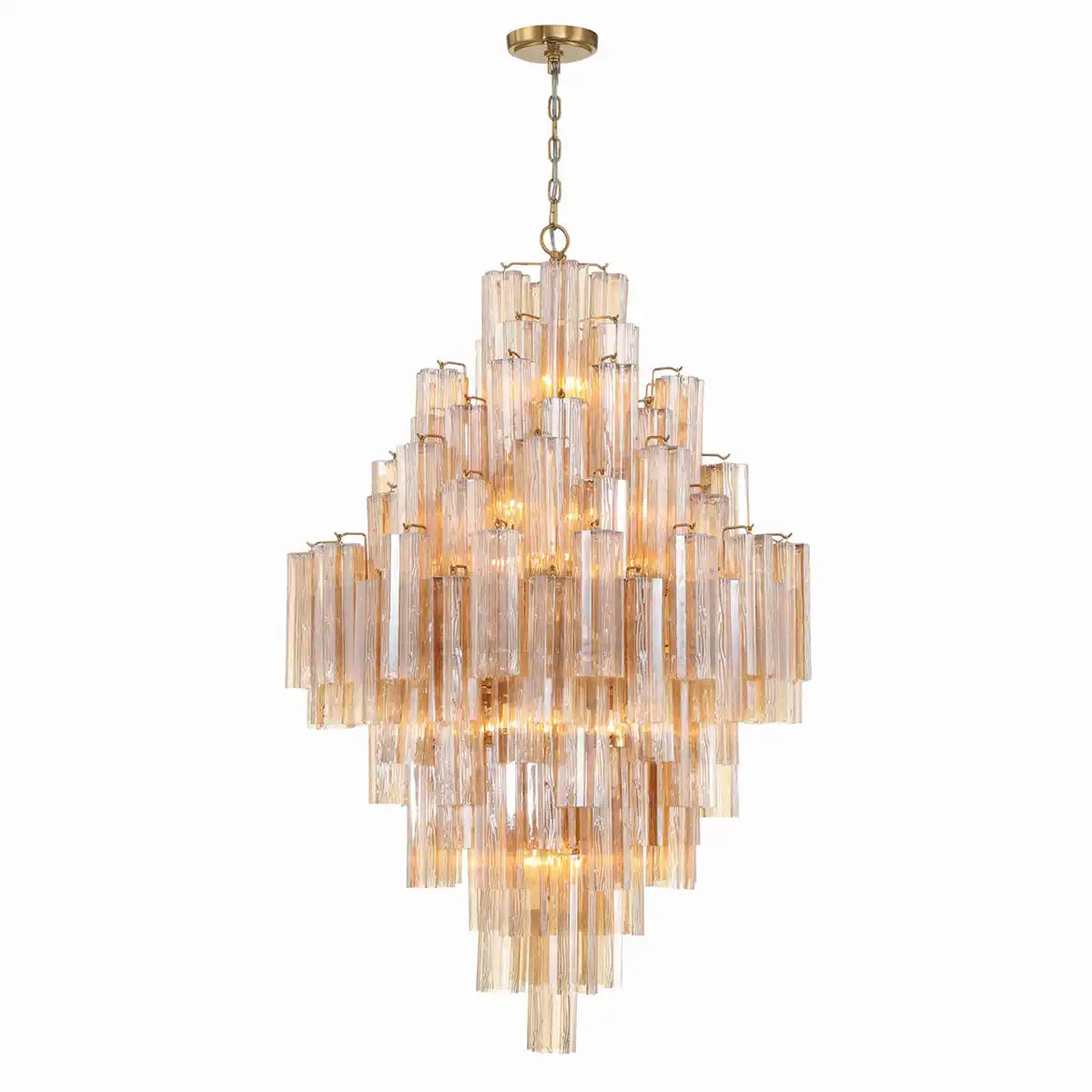 Addis Diamond Chandelier 49''H-Arialamps