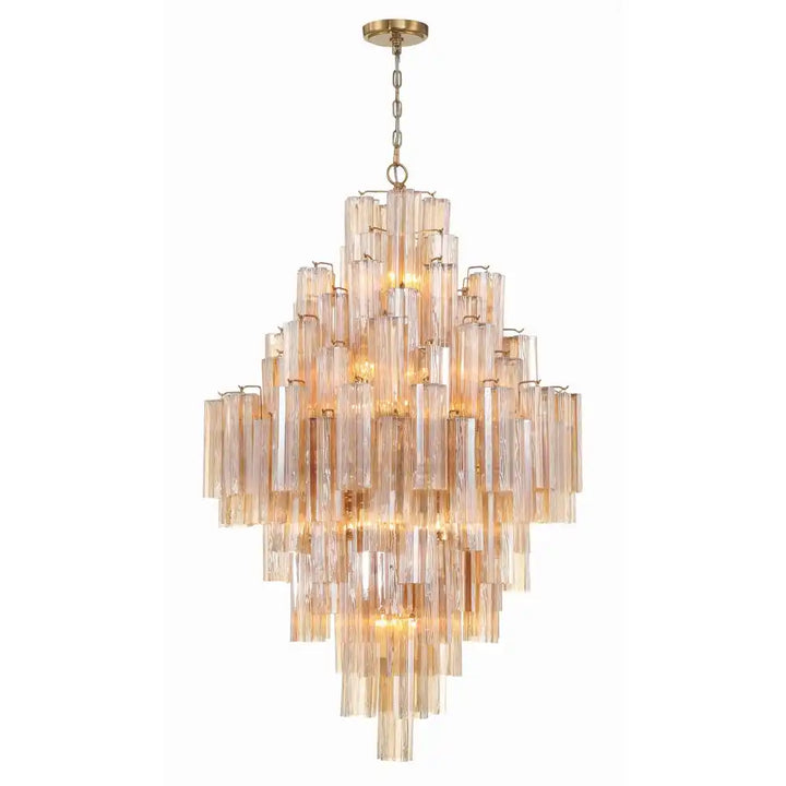 Addis Diamond Chandelier 49''H-Arialamps
