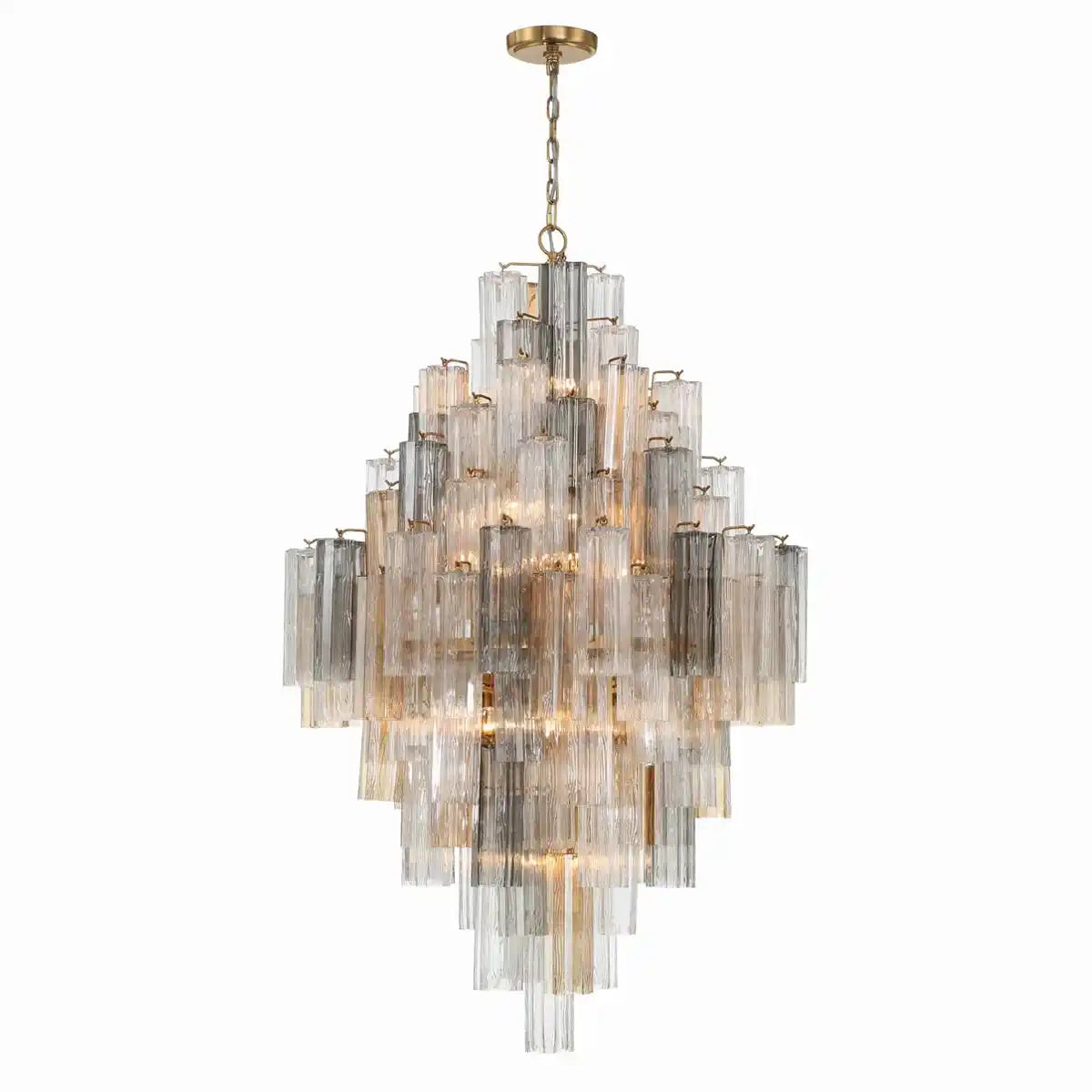 Addis Diamond Chandelier 49''H-Arialamps