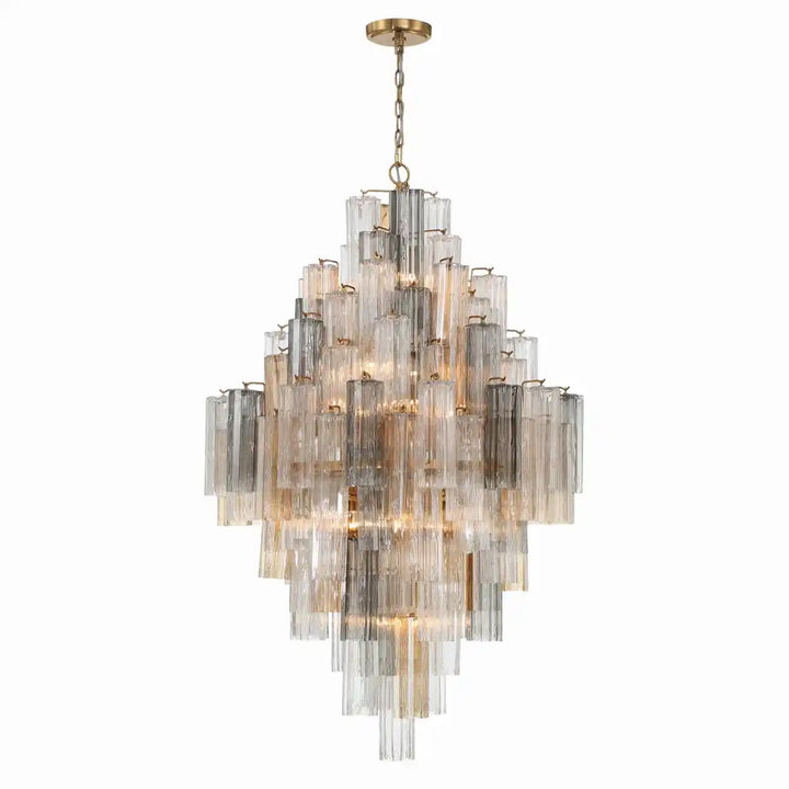Addis Diamond Chandelier 49''H-Arialamps