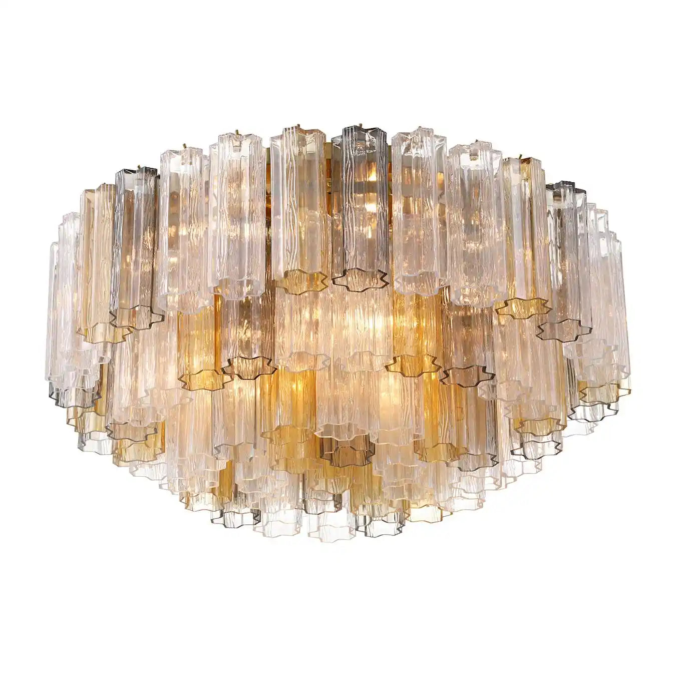 Addis Flushmount 22"/32"-32"-16 Lights-Brass-Autumn-Arialamps