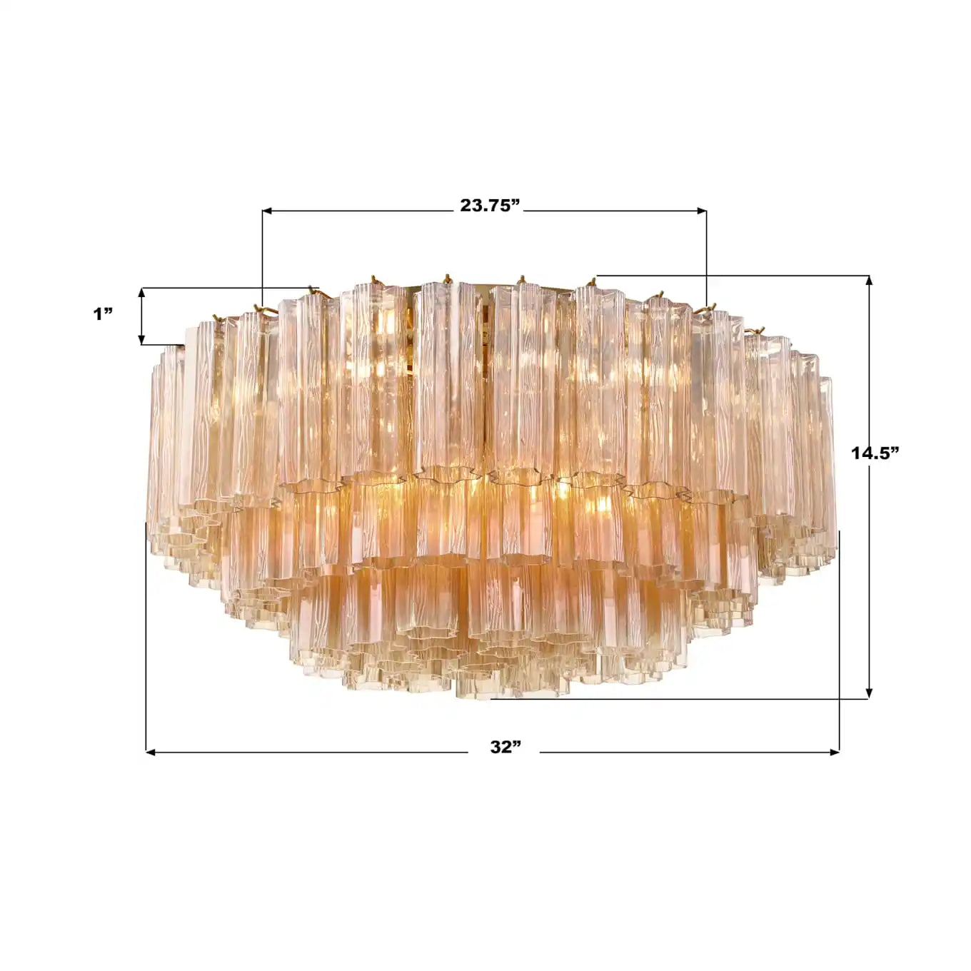 Addis Flushmount 22"/32"-Arialamps