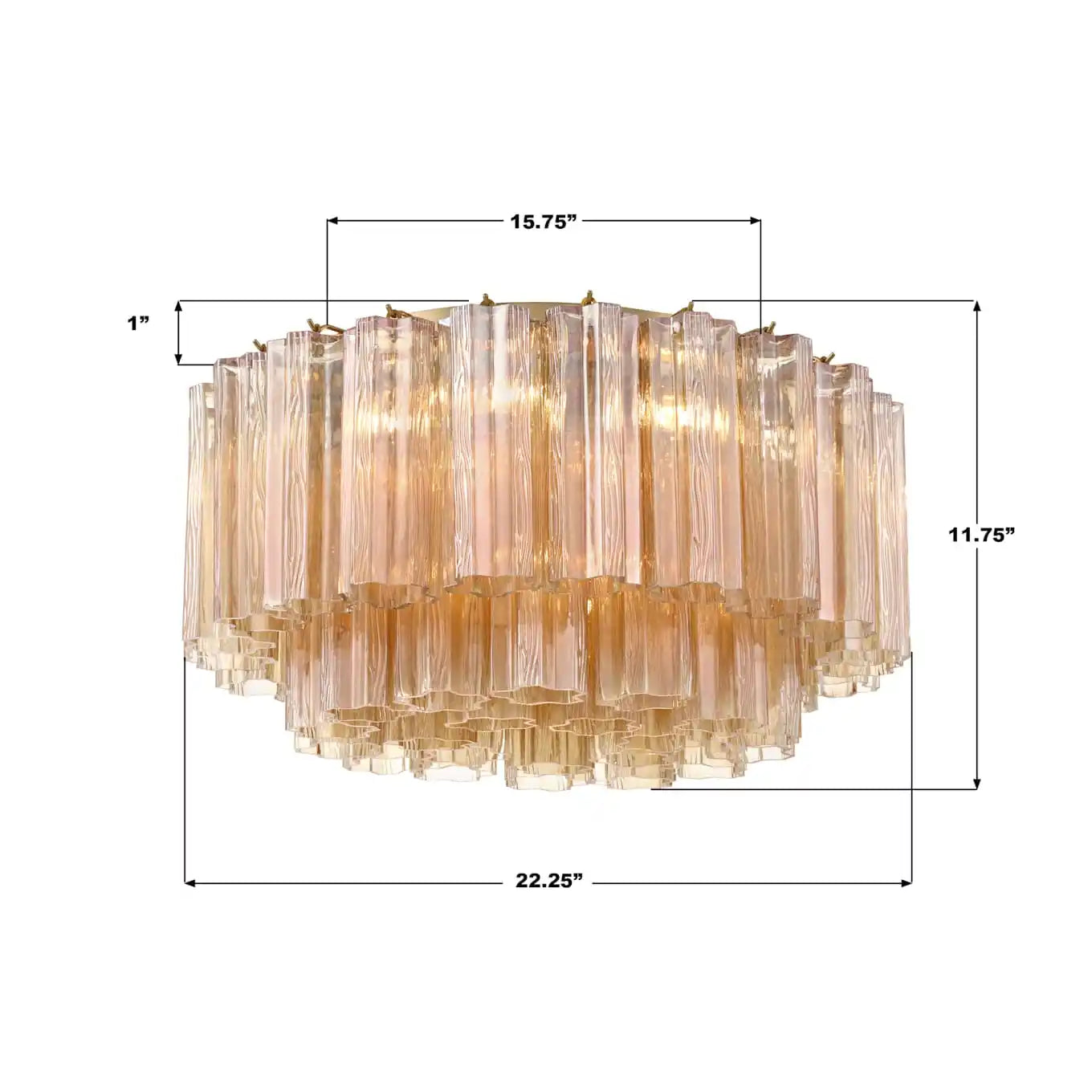 Addis Flushmount 22"/32"-Arialamps