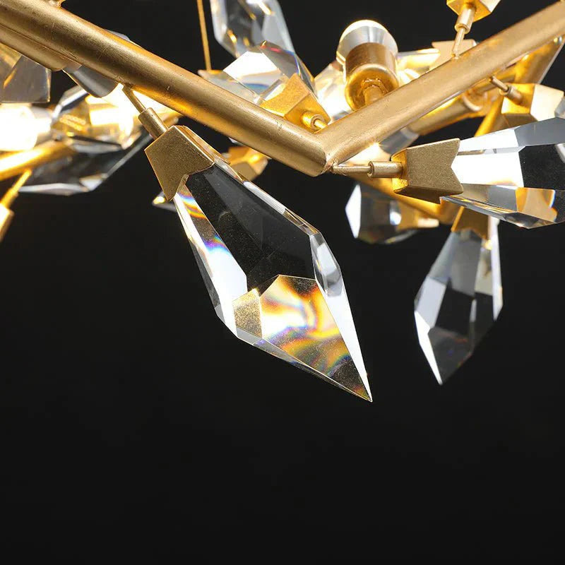 Addison 34" Crystal Chandelier - Arialamps