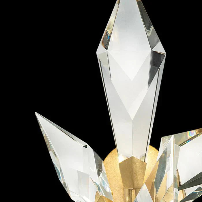 Addison Modern luxury forests 18" Crystal Wall Lamp - Arialamps