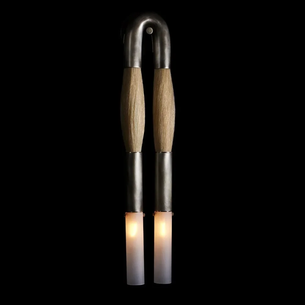 Horsehair Wall Sconce 30''H