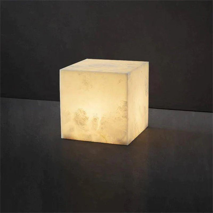 Alabaster Cubic Pendant-Pendant for living room,Pendant for kitchen,Pendant for bathrooms,Pendant for bedrooms,Pendant for foyer,Pendant for stairways,Pendant for dining room-Arialamps