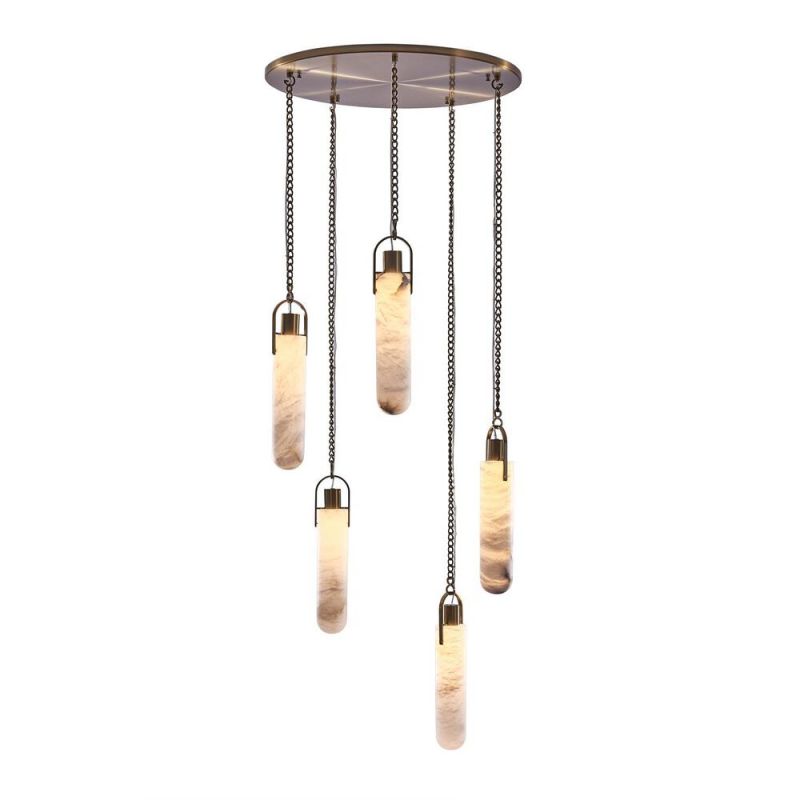 Alabaster Flint Additions Multi Light Pendant, Round Chandelier For staircase, Hallway Pendant for living room,Pendant for kitchen,Pendant for bathrooms,Pendant for bedrooms,Pendant for foyer,Pendant for stairways,Pendant for dining room Kevin Studio Inc