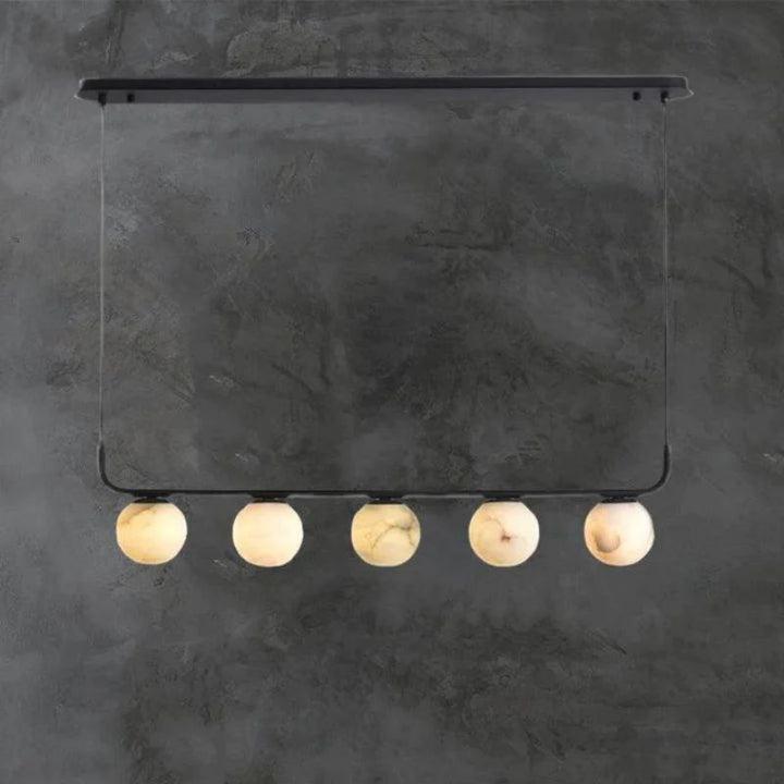 Alabaster Global Linear Chandelier 10.2"H-NORMAL-Arialamps