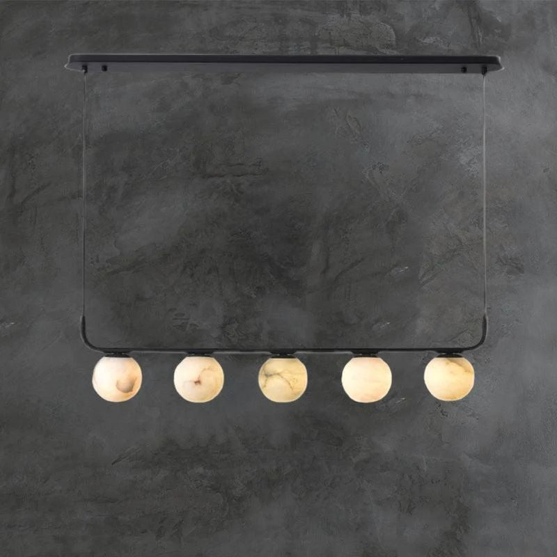 Alabaster Global Linear Pendant Chandelier