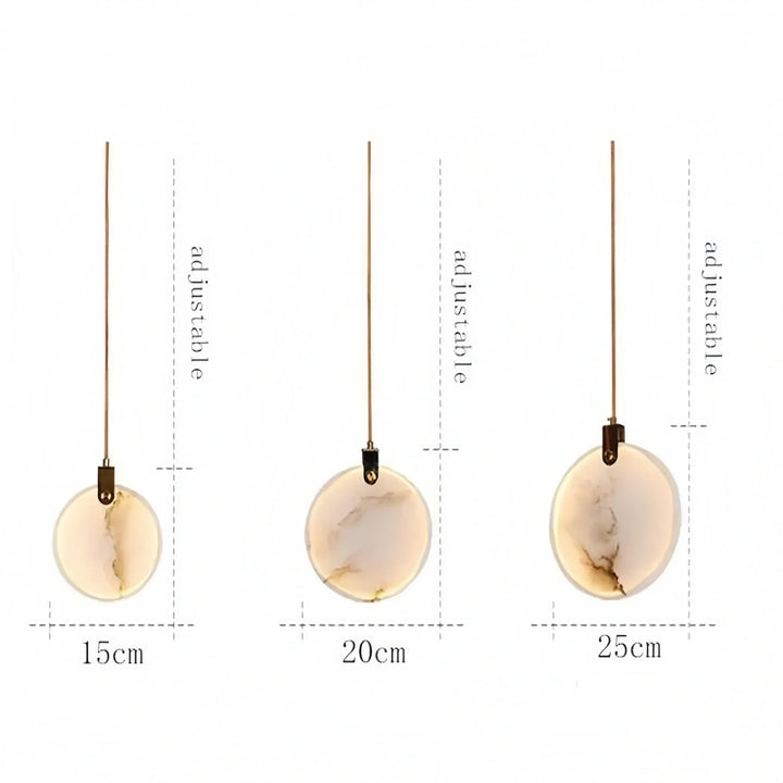 Alabaster Long Staircase Chandelier 5 styles-NORMAL-Arialamps