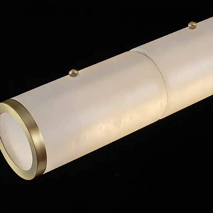 Alabaster Magnificence Art Linear Chandelier - Arialamps