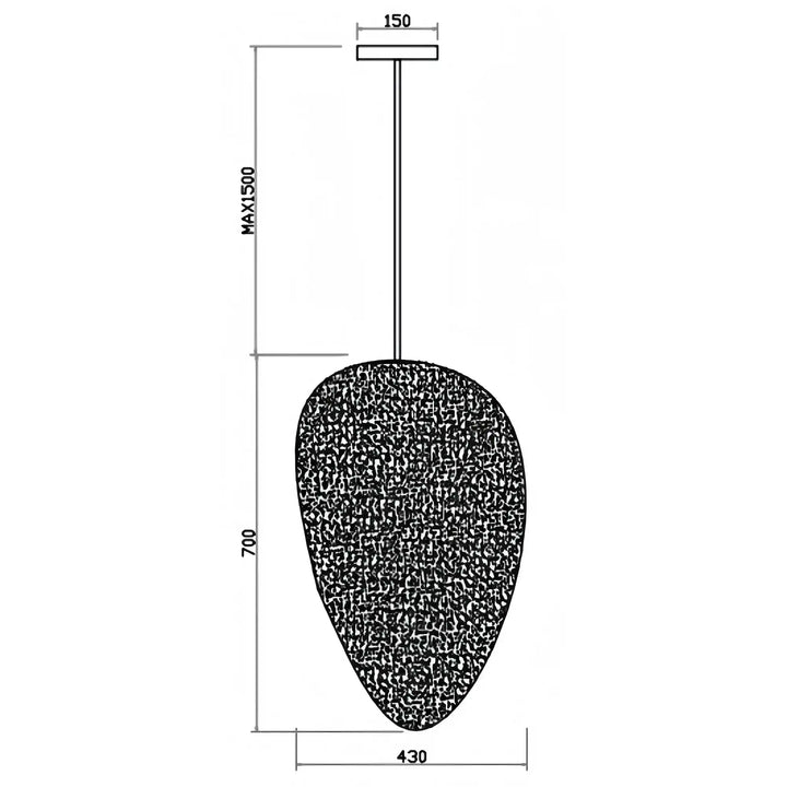 Alabaster Natural Stone Pendant-Pendant for living room,Pendant for kitchen,Pendant for bathrooms,Pendant for bedrooms,Pendant for foyer,Pendant for stairways,Pendant for dining room-17"D-Arialamps